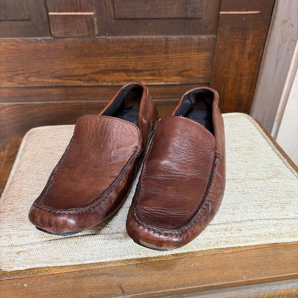 To boot Adam Derrick Leather Slip-On Loafers